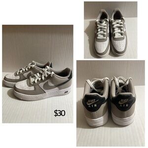 Nike Kids Sneakers White and Gray